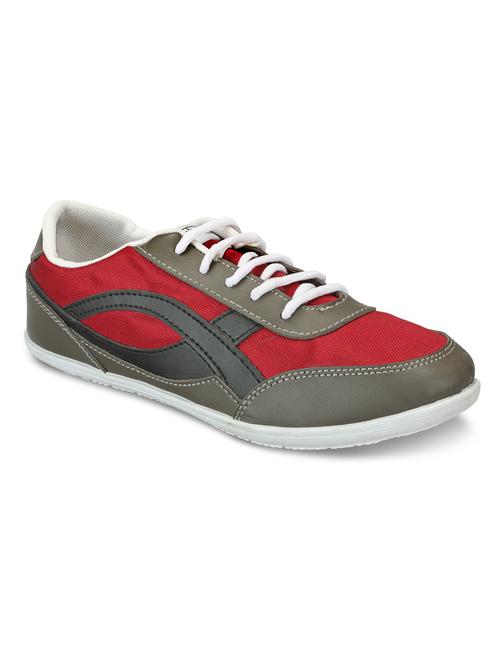 Red Leatherette Shoes. - 10003156 - Very Small Image - 1