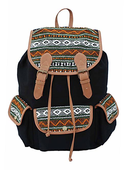 black canvas bagpack - 10003271 - Very Small Image - 1