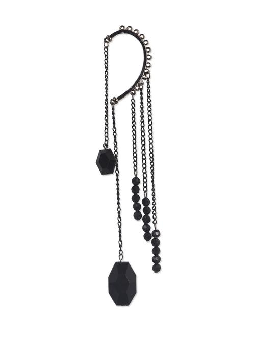 Black Drops Ear Cuff - 1000333 - Very Small Image - 1