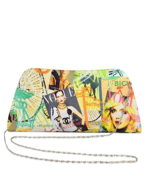 multi colored polyester clutch - 10005441 - Very Small Image - 1