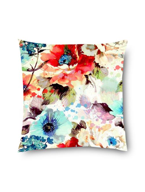 multicolored polyester cushion cover - 10007829 - Very Small Image - 1