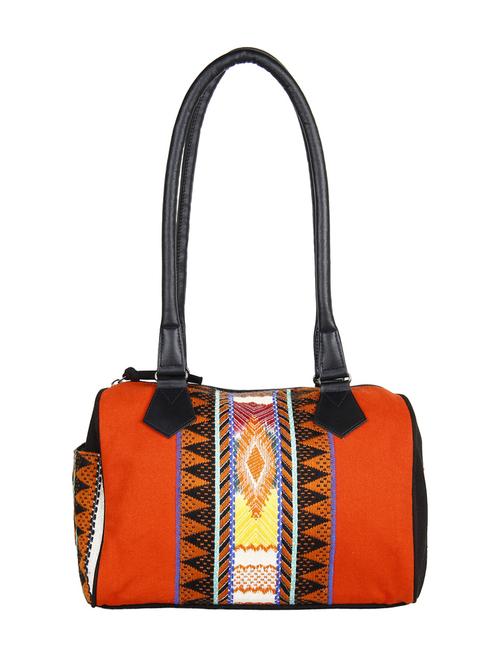 multi colored canvas handbag - 10008198 - Very Small Image - 1