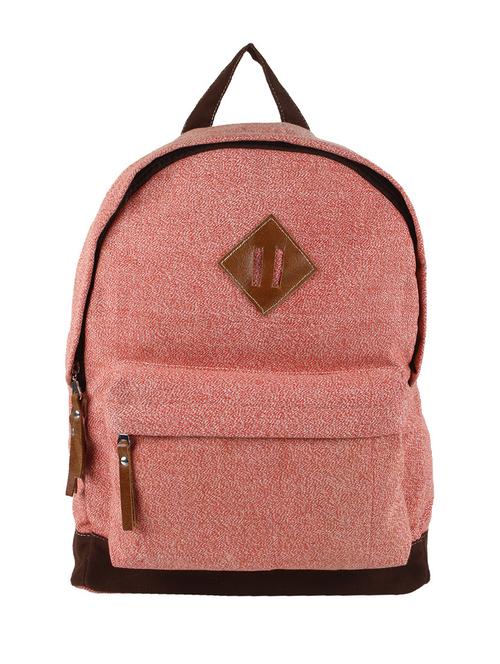 pink polycotton backpack - 10008265 - Very Small Image - 1