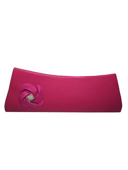 pink leatherette clutch - 10011156 - Very Small Image - 1