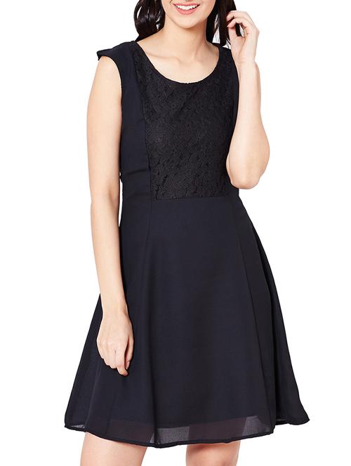 the vanca black lace detailed dress - 10016788 - Very Small Image - 1