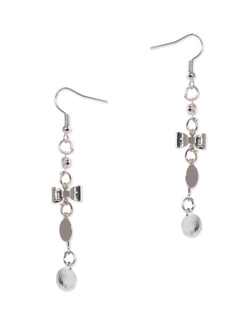silver metal alloy earring - 10020371 - Very Small Image - 1