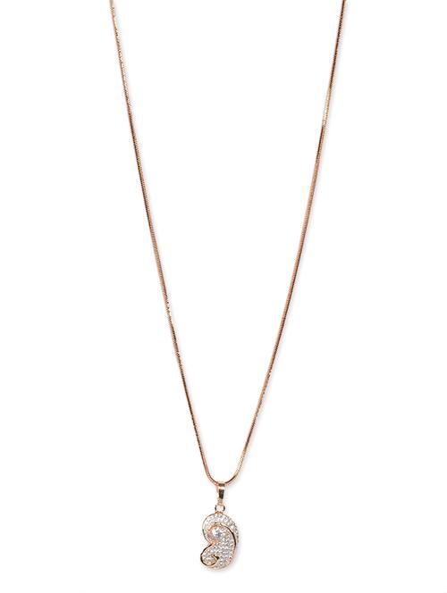 gold metal alloy necklace - 10020507 - Very Small Image - 1