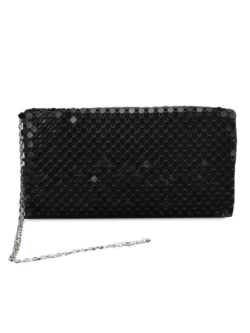 black metal chain clutch - 10038016 - Very Small Image - 1