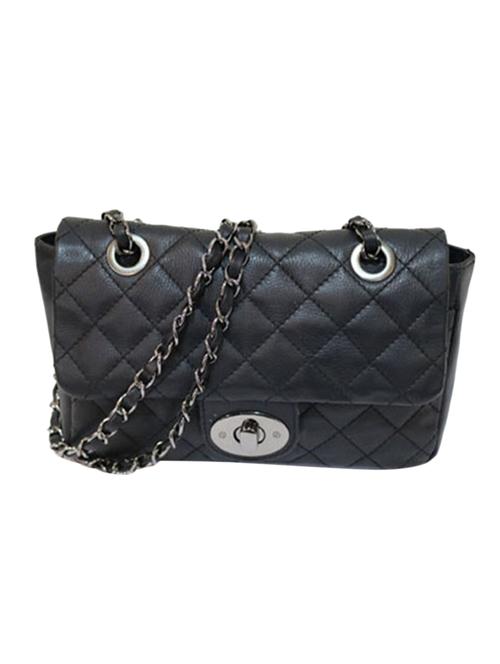 black quilted leather sling bag - 10048723 - Very Small Image - 1