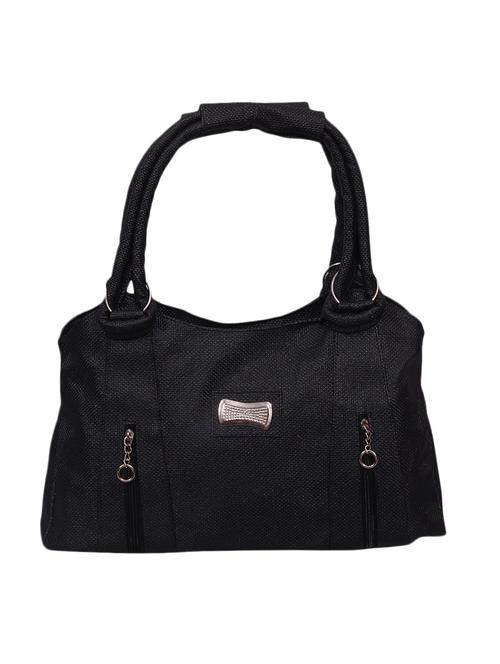 black leatherette handbag - 10049863 - Very Small Image - 1