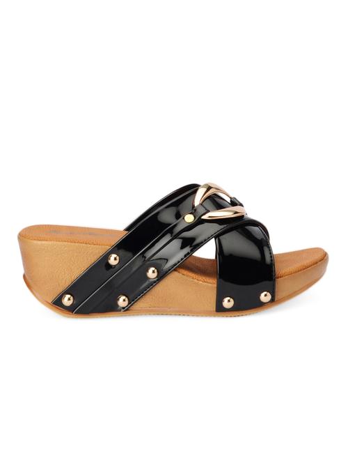 black cross strap platform mules - 1005740 - Very Small Image - 1