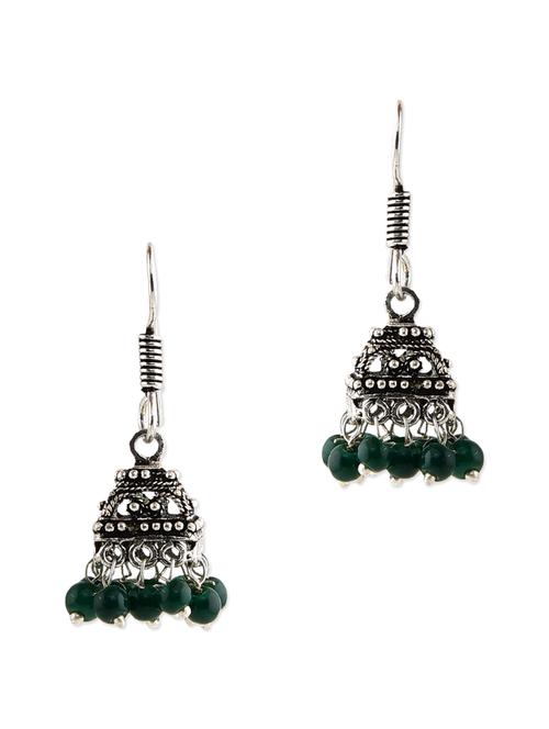 antique silver, green brass set - 10058977 - Very Small Image - 1