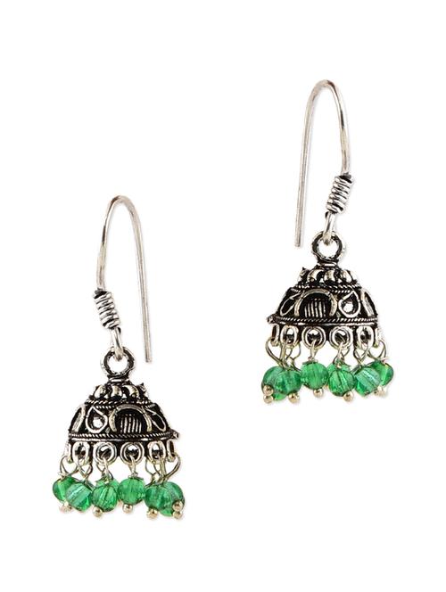 antique silver, green brass set - 10058991 - Very Small Image - 1