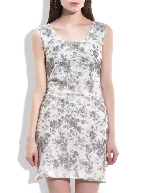 off white net dress - 10060229 - Very Small Image - 1