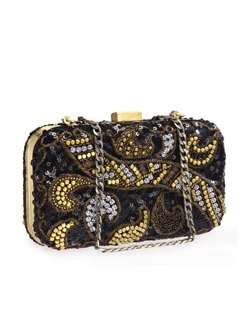 black leather clutch - 10064926 - Very Small Image - 1