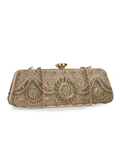 brown leather clutch - 10064934 - Very Small Image - 1
