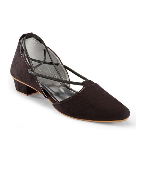 black leatherette sandals - 10064950 - Very Small Image - 1