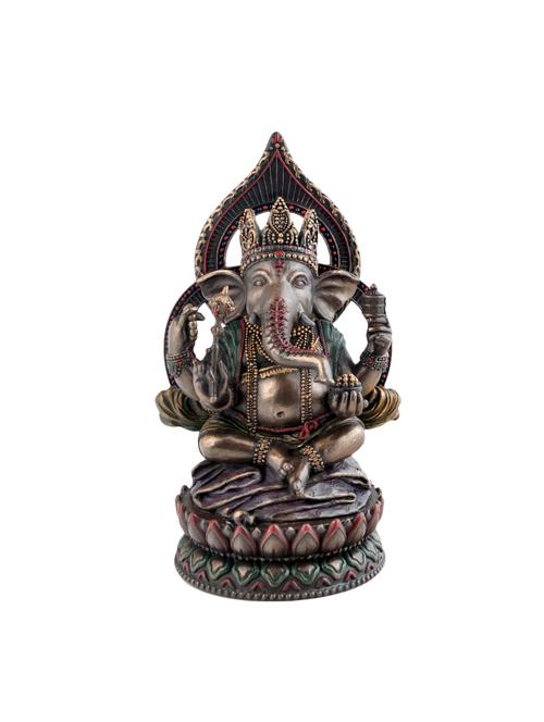lord ganesh seated idol murti statue for home and office - 10067696 - Very Small Image - 1