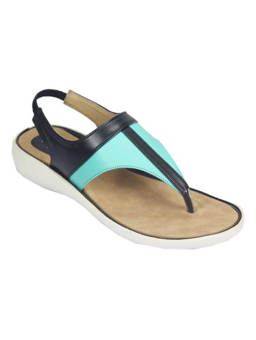multi colored leatherette sandal - 10068213 - Very Small Image - 1
