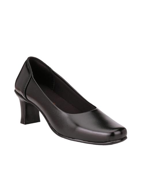 black leatherette pumps - 10074037 - Very Small Image - 1