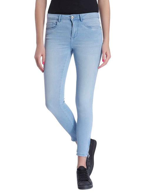 ice blue ankle-length jeans - 10078157 - Very Small Image - 1