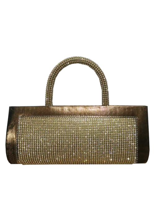 copper rexin clutch - 10079517 - Very Small Image - 1