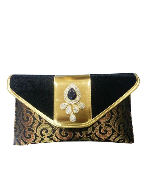 black brocade clutch - 10079534 - Very Small Image - 1