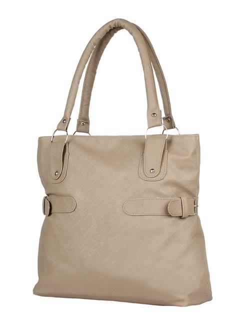 beige leatherette handbag - 10080178 - Very Small Image - 1