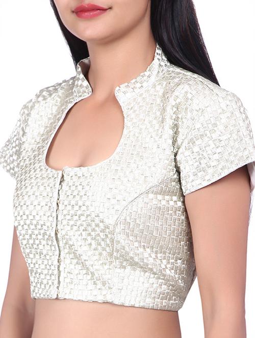golden silk blouse - 10082235 - Very Small Image - 1