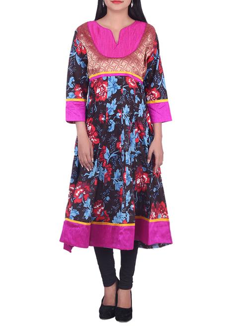 multi color cotton kurta - 10082491 - Very Small Image - 1