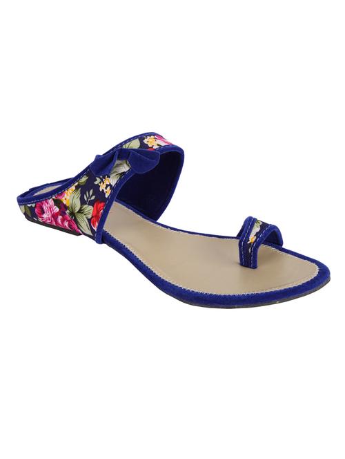 blue leatherette sandals - 10086219 - Very Small Image - 1
