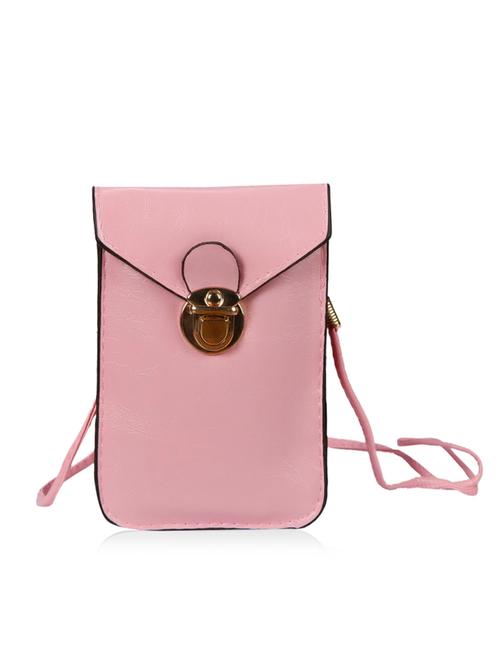 pink leatherette sling bag - 10097101 - Very Small Image - 1