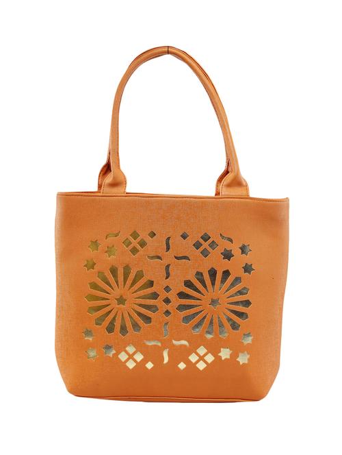 peach leatherette handbag - 10097921 - Very Small Image - 1
