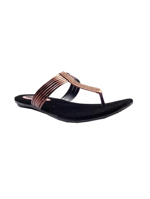 brown leatherette sandals - 10098153 - Very Small Image - 1