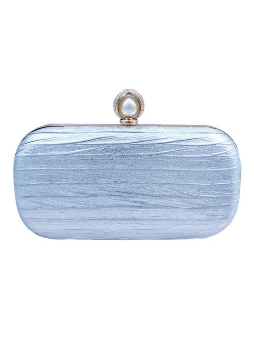silver metal clutch - 10099346 - Very Small Image - 1