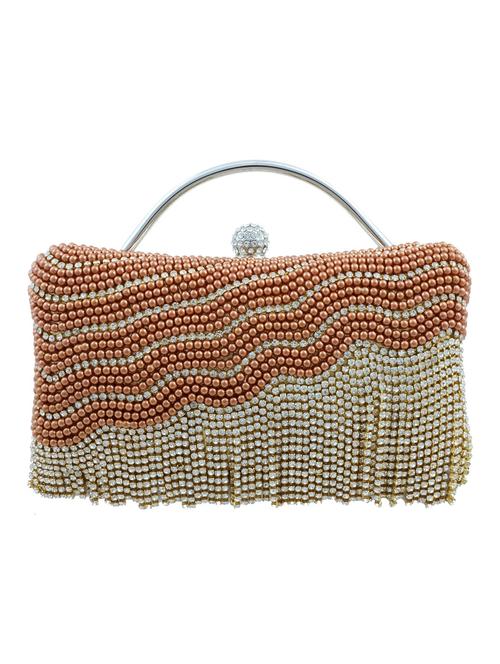 gold metal clutch - 10099354 - Very Small Image - 1