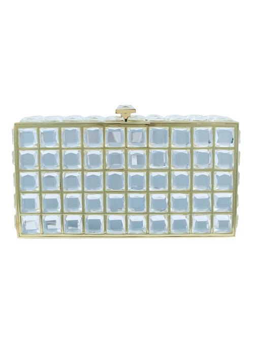 gold metal clutch - 10099369 - Very Small Image - 1
