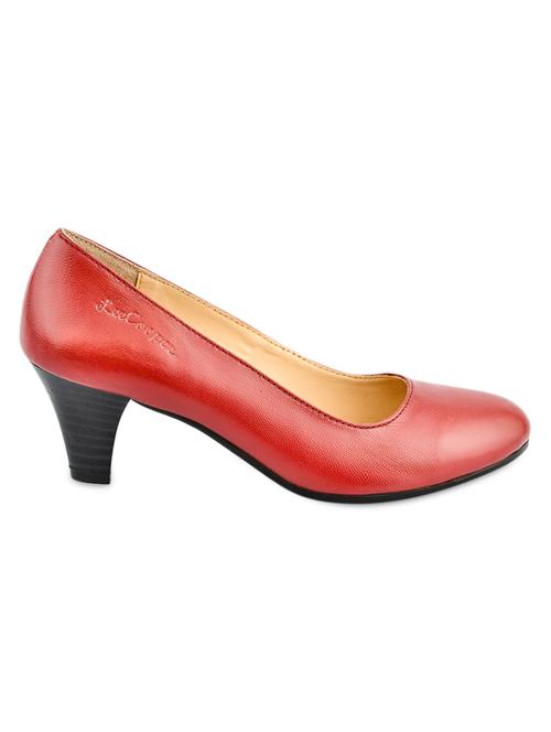red leather low heel slip on - 1009955 - Very Small Image - 1