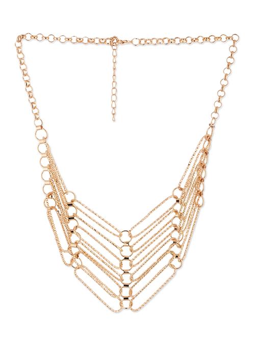Multilayered Gold Tone Neckpiece - 1010251 - Very Small Image - 1