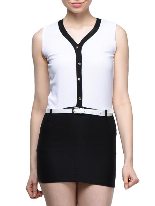 Color block office bodycon dress - 1010443 - Very Small Image - 1