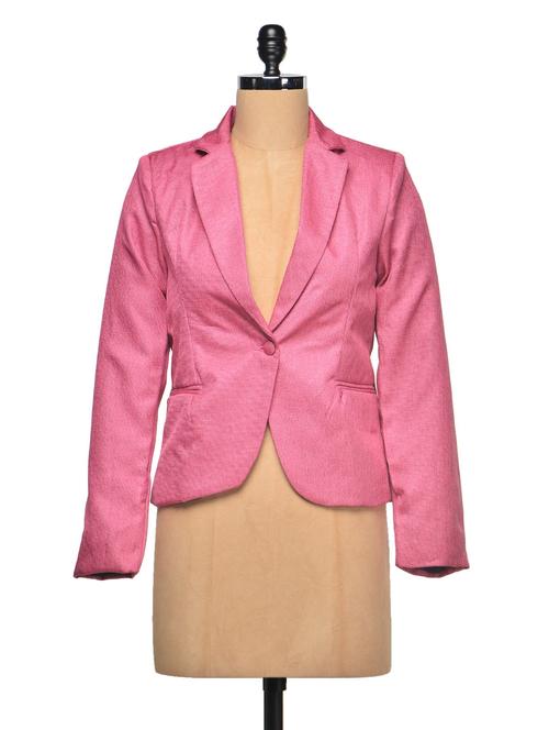 Full sleeves polyester blazer - 1010833 - Very Small Image - 1
