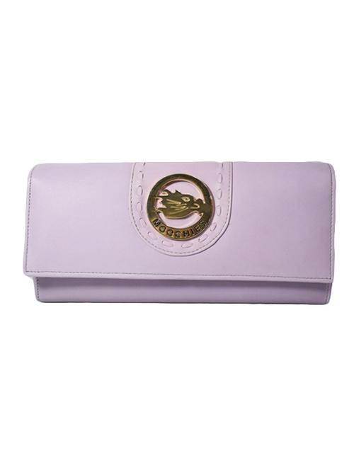 purple leather clutch - 10110115 - Very Small Image - 1