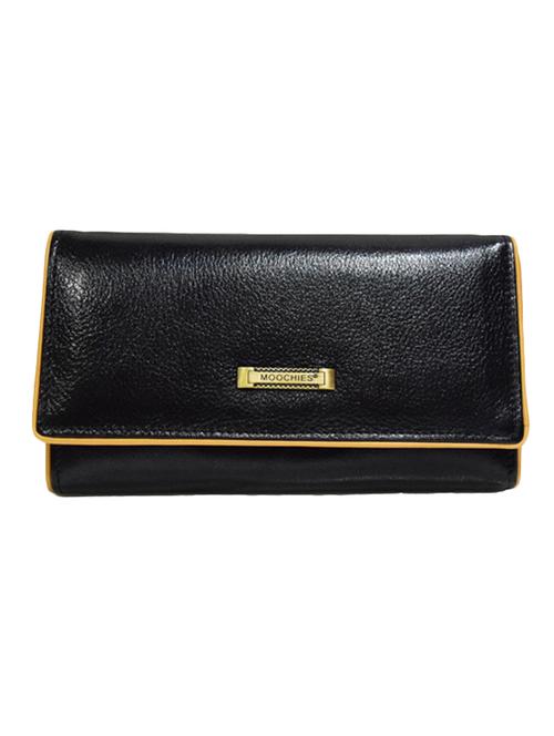 black leather clutch - 10110116 - Very Small Image - 1