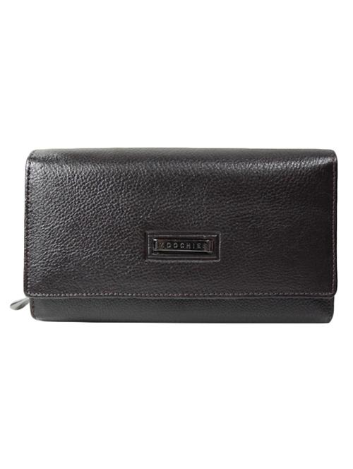 brown leather clutch - 10110121 - Very Small Image - 1