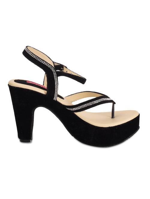 black embellished sandals - 1011138 - Very Small Image - 1