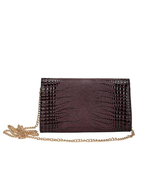 purple leatherette handbag - 10112952 - Very Small Image - 1
