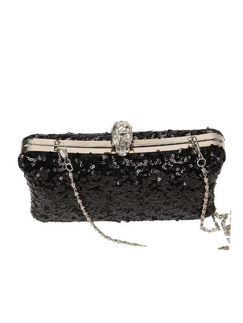 black leatherette clutch - 10112963 - Very Small Image - 1