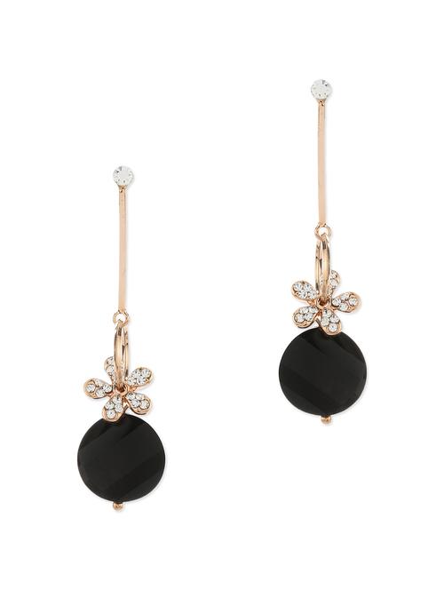 black metal alloy earring - 10116917 - Very Small Image - 1