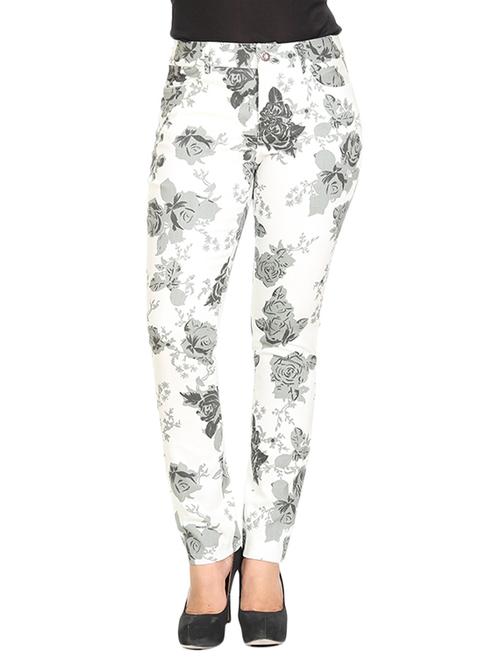 whitegrey cotton jeans - 10123275 - Very Small Image - 1