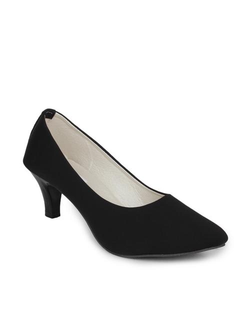black suede slip on pumps - 10124234 - Very Small Image - 1